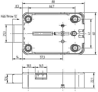 Mauer 71111 dimensions diagram