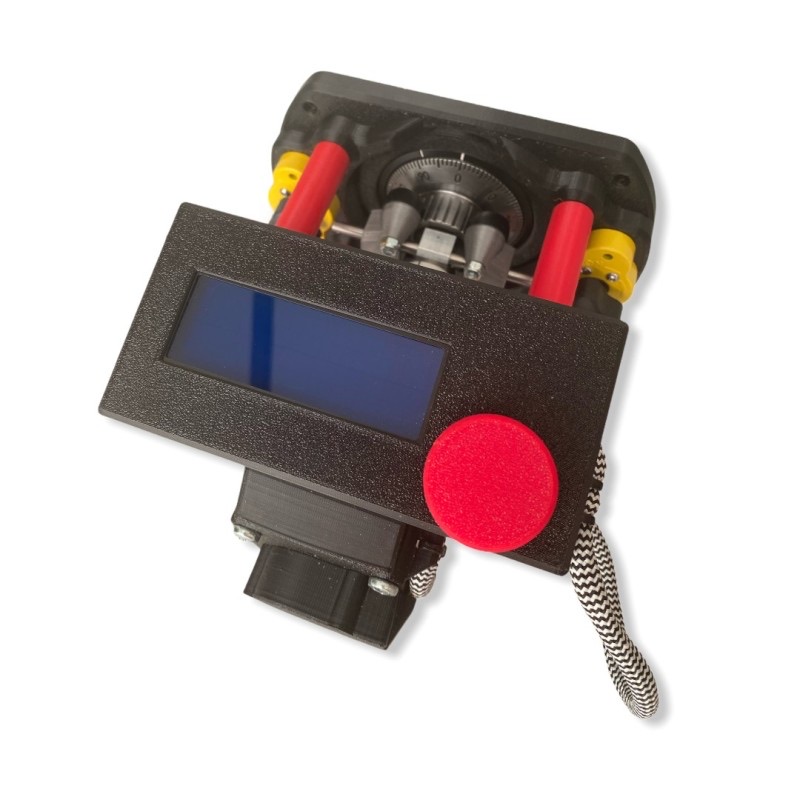JACK PW1 autodialer with LCD display and red control knob
